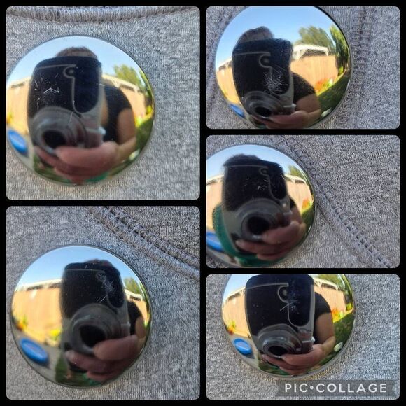 Cristiano Burani Sleeveless Knit Fit and Flare w/ Hardcore Pleats Grey Dress. Si - Picture 10 of 10